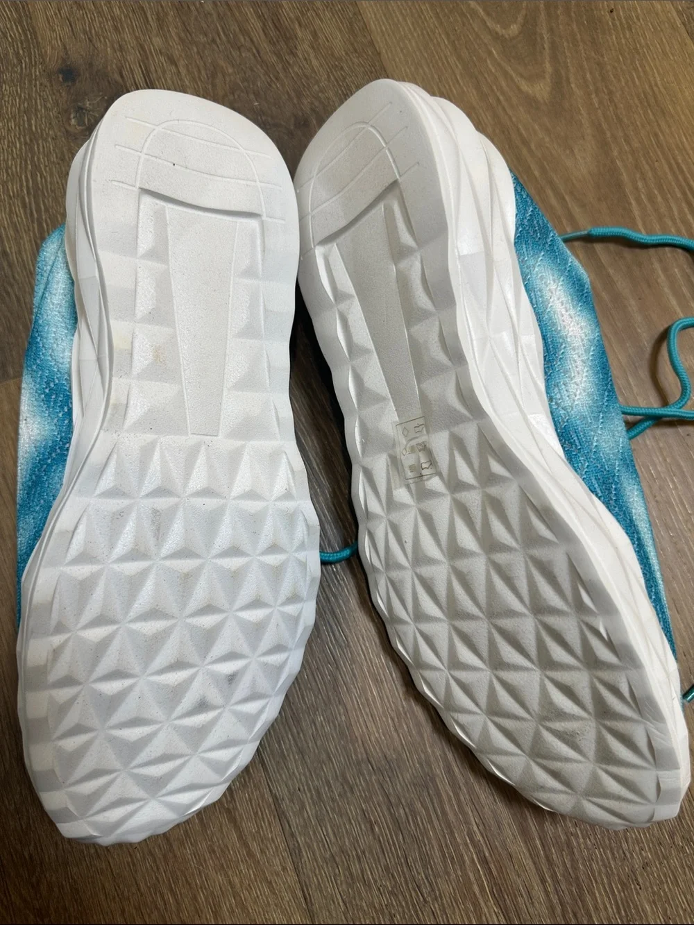 J.Renee Teal Knit Lace-Up Sneakers (18)